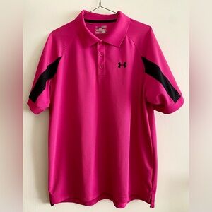 Women’s XL Under Armour golf shirt - breast cancer awareness! Limited edition!